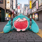 Sac Hatsune Miku – Modèle figurine en peluche « Q » (chibi) kawaii – Sac à bandoulière