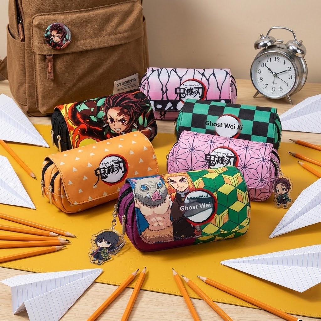 Trousse à Crayons Demon Slayer - Édition Lame de Fantôme : La Complice Idéale des Fans