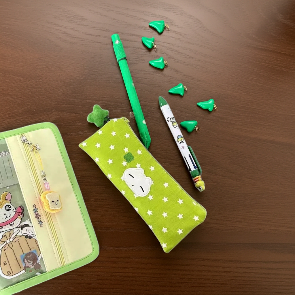 Trousse à crayons en filet multi-couches, multifonction