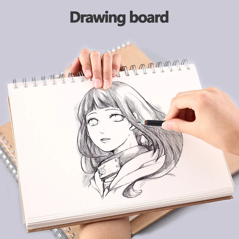 Carnet de croquis (formats A3/A4/A5/8k/16k) à papier épais 160 g/m²