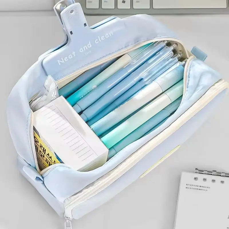 Trousse à crayons élégante et pratique, de grande capacité (spécial rentrée).