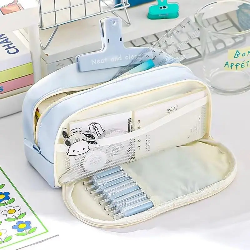 Trousse à crayons élégante et pratique, de grande capacité (spécial rentrée).