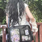 Sac tendance style japonais, espace de rangement pour badges "ita-bag"