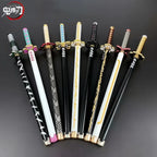 Nouveau stylo gel Demon Slayer (17 modèles) – Pointe 0,5 mm, encre noire - Motif Katana