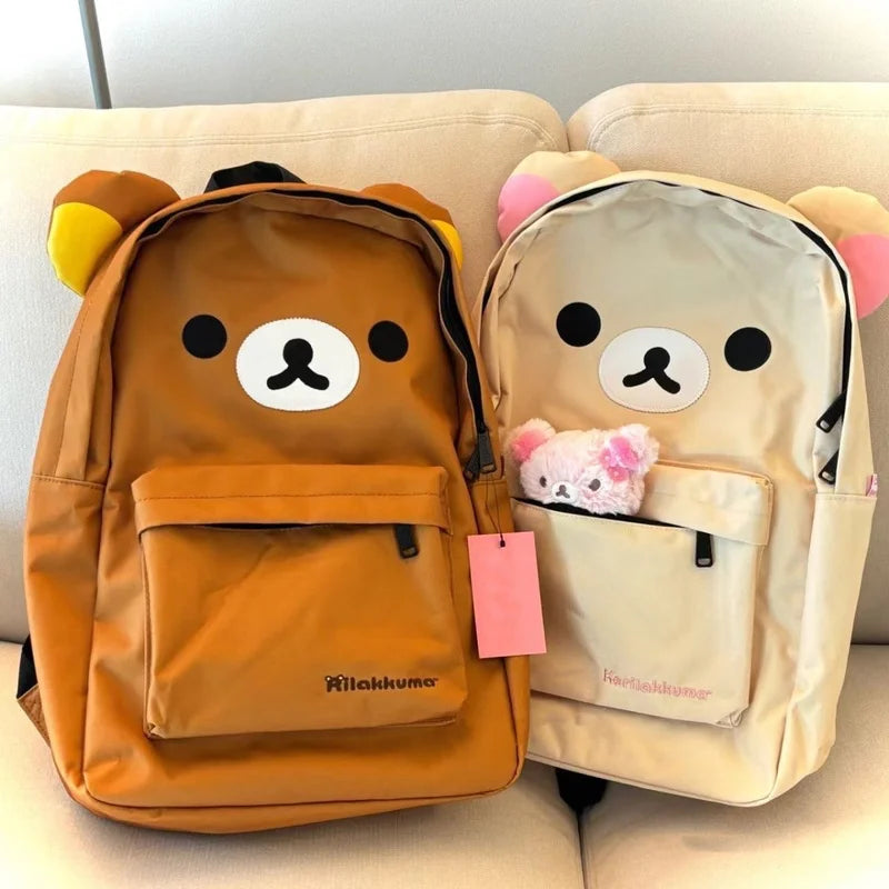 Sac à dos Rilakkuma (style kawaii) – Grande capacité