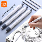 Gomme rétractable Khinsun – Format stylo