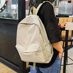 Sac à dos scolaire imperméable, grande capacité, fermeture éclair fluide, style décontracté