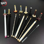 Nouveau stylo gel Demon Slayer (17 modèles) – Pointe 0,5 mm, encre noire - Motif Katana