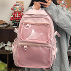 Sac à dos transparent de style japonais