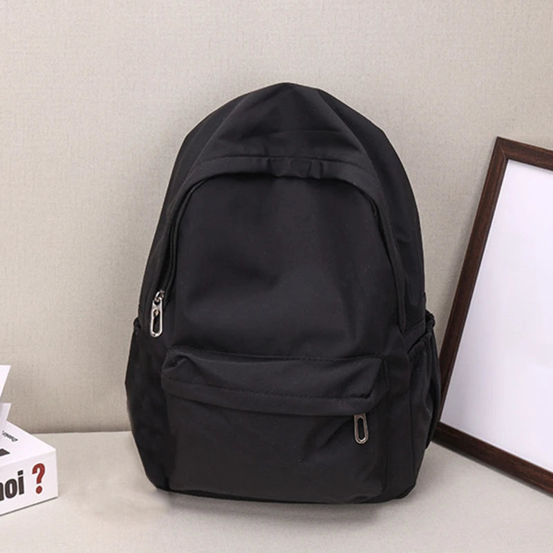 Sac à dos scolaire imperméable, grande capacité, fermeture éclair fluide, style décontracté