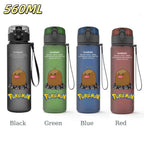 Bouteille d'eau 560 ML Anime Pokémon Pikachu Dracaufeu Miaouss, gourde en plastique portable