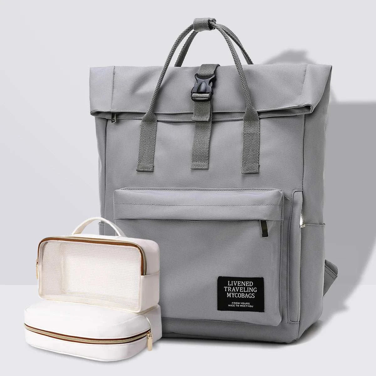 Sac à dos pour étudiante – Grand format, style original – Compartiment pour ordinateur portable 14 pouces – Modèle 2026