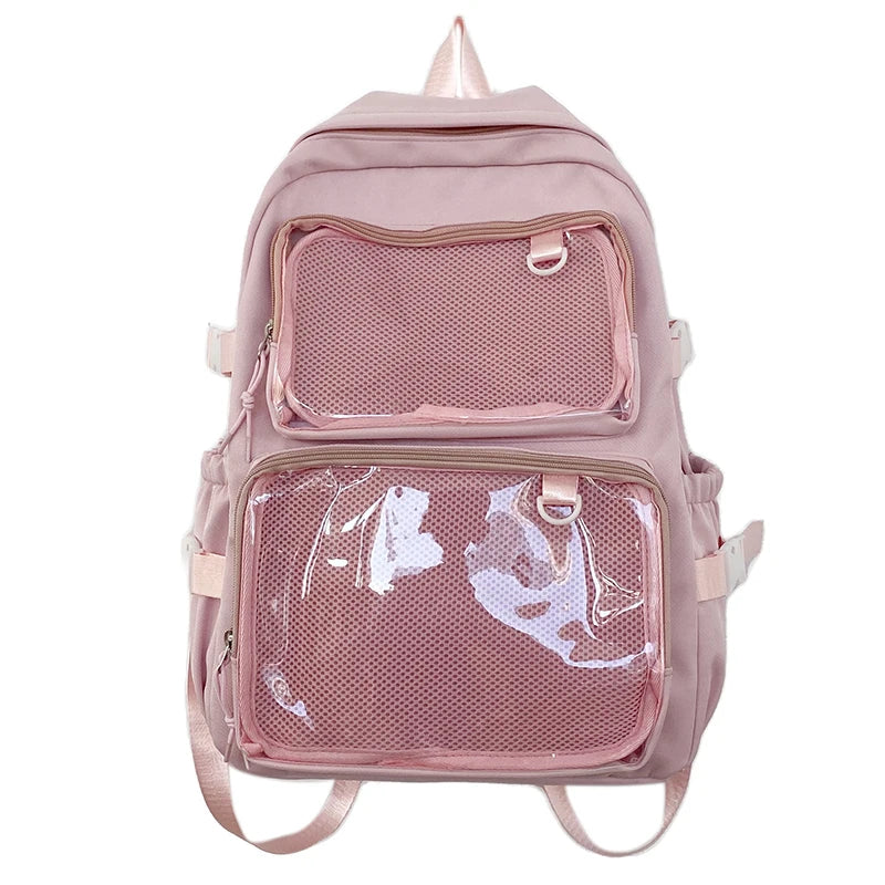Sac à dos transparent de style japonais
