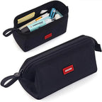 Trousse à crayons avec porte-stylo et étiquette – Trousse de rangement créative