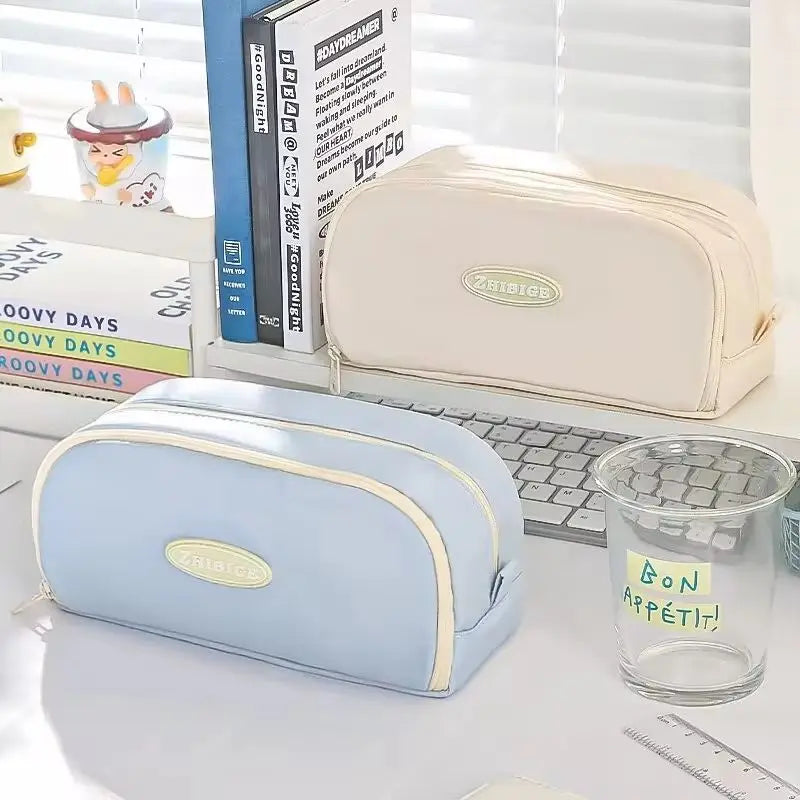 Trousse à crayons élégante et pratique, de grande capacité (spécial rentrée).