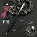 Nouveau stylo gel Demon Slayer (17 modèles) – Pointe 0,5 mm, encre noire - Motif Katana