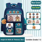 Sac à dos scolaire Capybara imperméable et grande capacité
