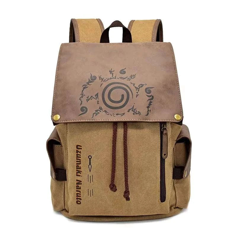 Sac à Dos Anime Grand Format – One Piece, Attack on Titan, Naruto, Demon Slayer – Cartable Toile pour Étudiants et Enfants – Cadeau Fan Manga