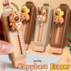 Gomme rétractable Kawaii motif Capybara