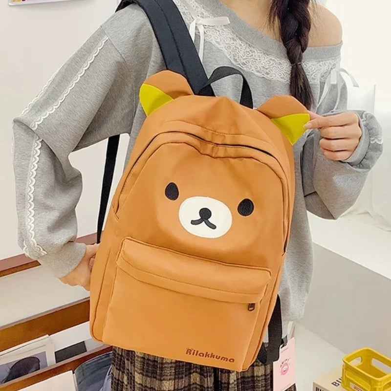Sac à dos Rilakkuma (style kawaii) – Grande capacité