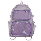 Sac à dos transparent de style japonais