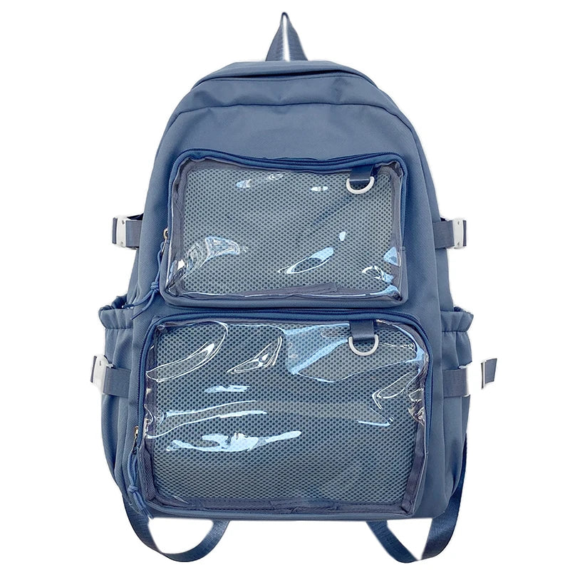 Sac à dos transparent de style japonais