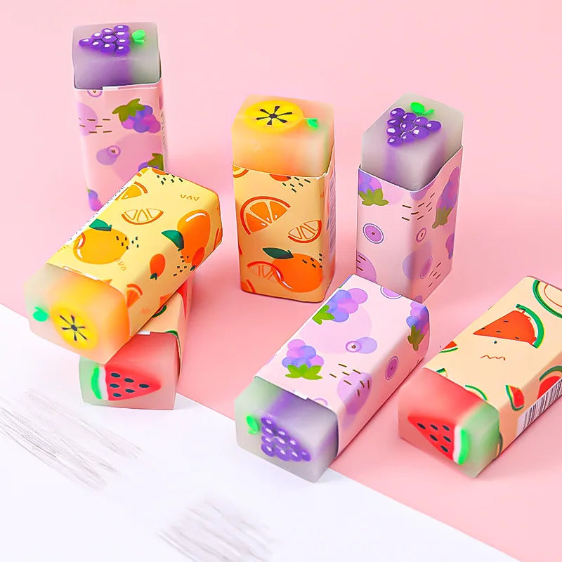Gomme mignonne en forme de fruit,façon gelée.