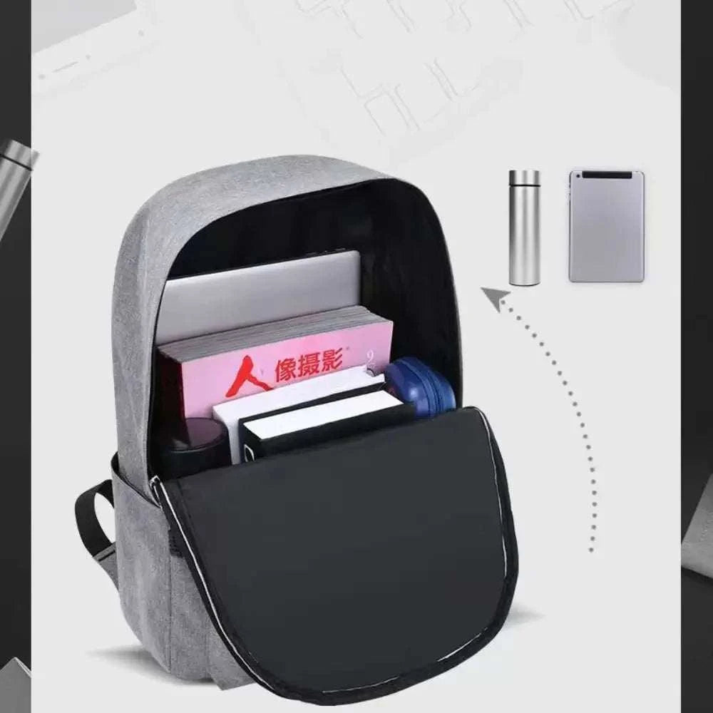 Zaino scolastico di alta qualità, per computer portatile moderno e lavabile.