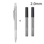 Ensemble de porte-mines métalliques (0,3 mm, 0,5 mm, 0,7 mm, 0,9 mm, 1,3 mm, 2,0 mm) – Mine HB