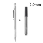 Ensemble de porte-mines métalliques (0,3 mm, 0,5 mm, 0,7 mm, 0,9 mm, 1,3 mm, 2,0 mm) – Mine HB
