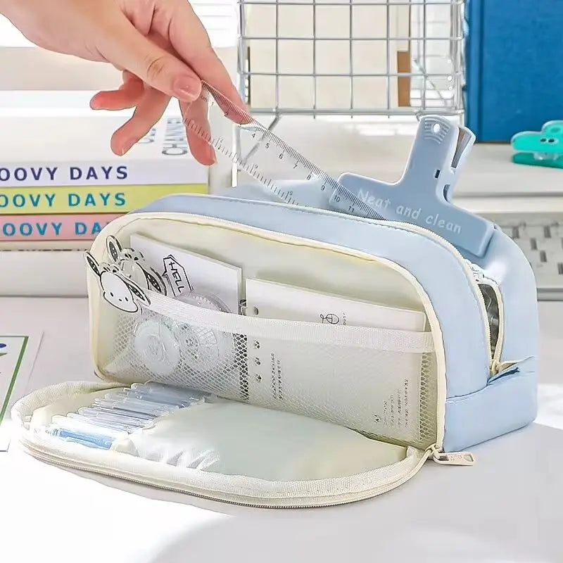 Trousse à crayons élégante et pratique, de grande capacité (spécial rentrée).