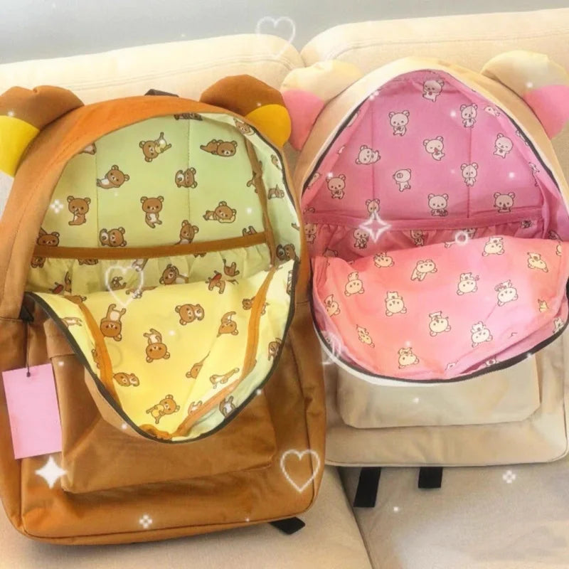 Sac à dos Rilakkuma (style kawaii) – Grande capacité