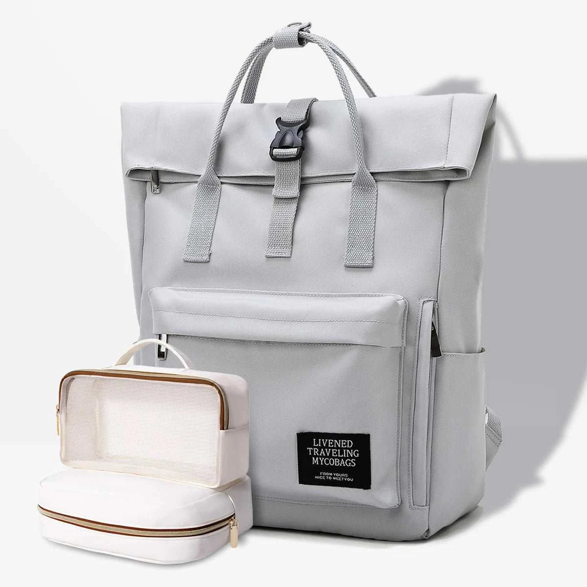Sac à dos pour étudiante – Grand format, style original – Compartiment pour ordinateur portable 14 pouces – Modèle 2026