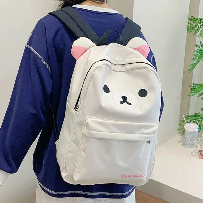 Sac à dos Rilakkuma (style kawaii) – Grande capacité