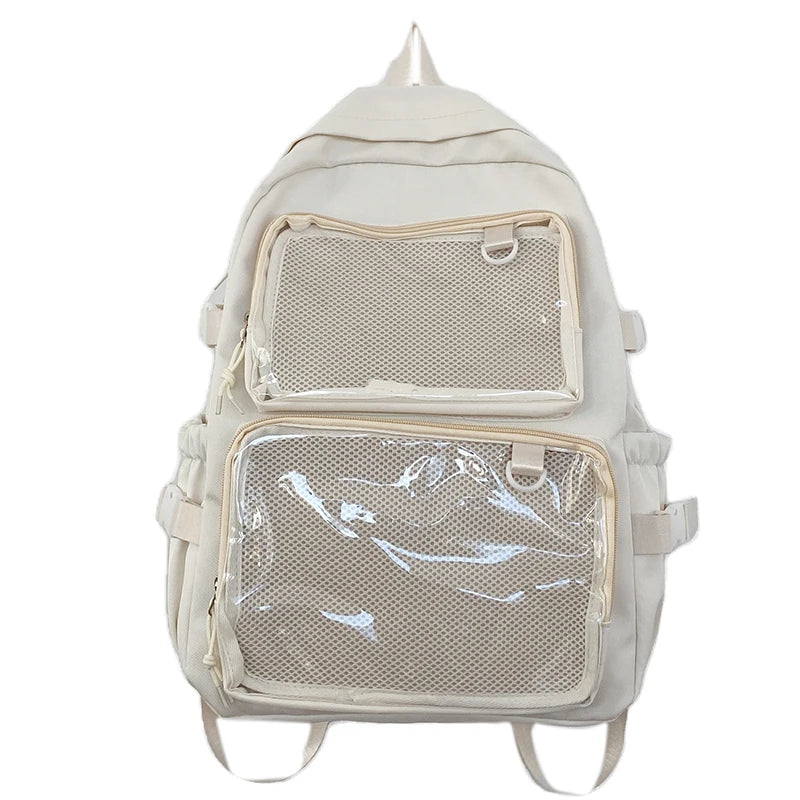 Sac à dos transparent de style japonais