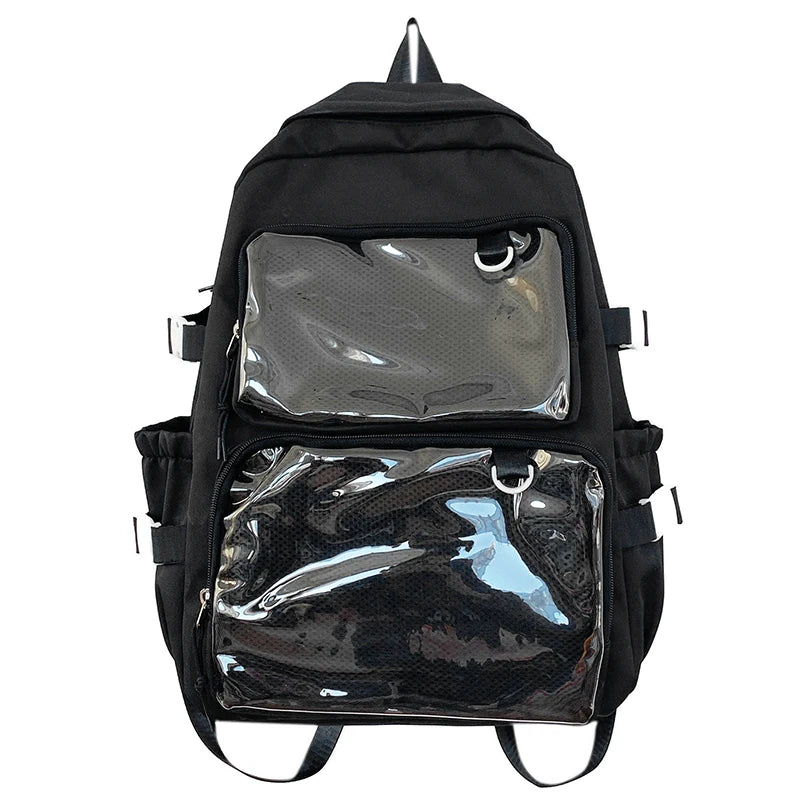 Sac à dos transparent de style japonais