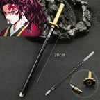 Nouveau stylo gel Demon Slayer (17 modèles) – Pointe 0,5 mm, encre noire - Motif Katana