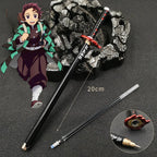 Nouveau stylo gel Demon Slayer (17 modèles) – Pointe 0,5 mm, encre noire - Motif Katana