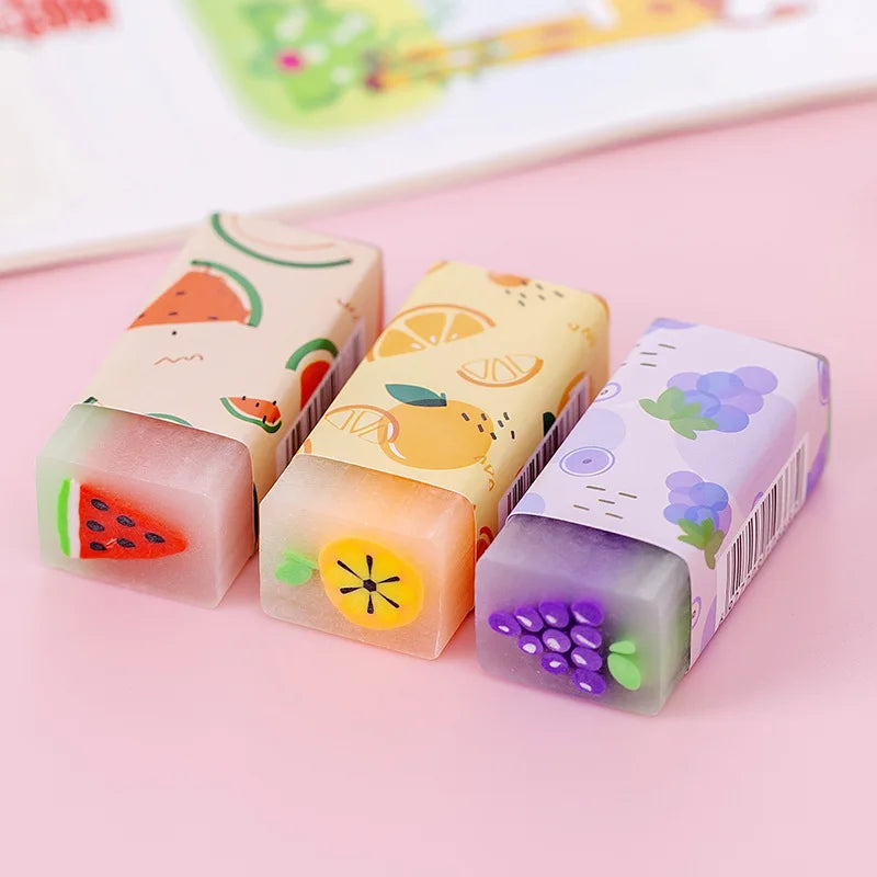 Gomme mignonne en forme de fruit,façon gelée.