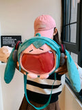 Sac Hatsune Miku – Modèle figurine en peluche « Q » (chibi) kawaii – Sac à bandoulière