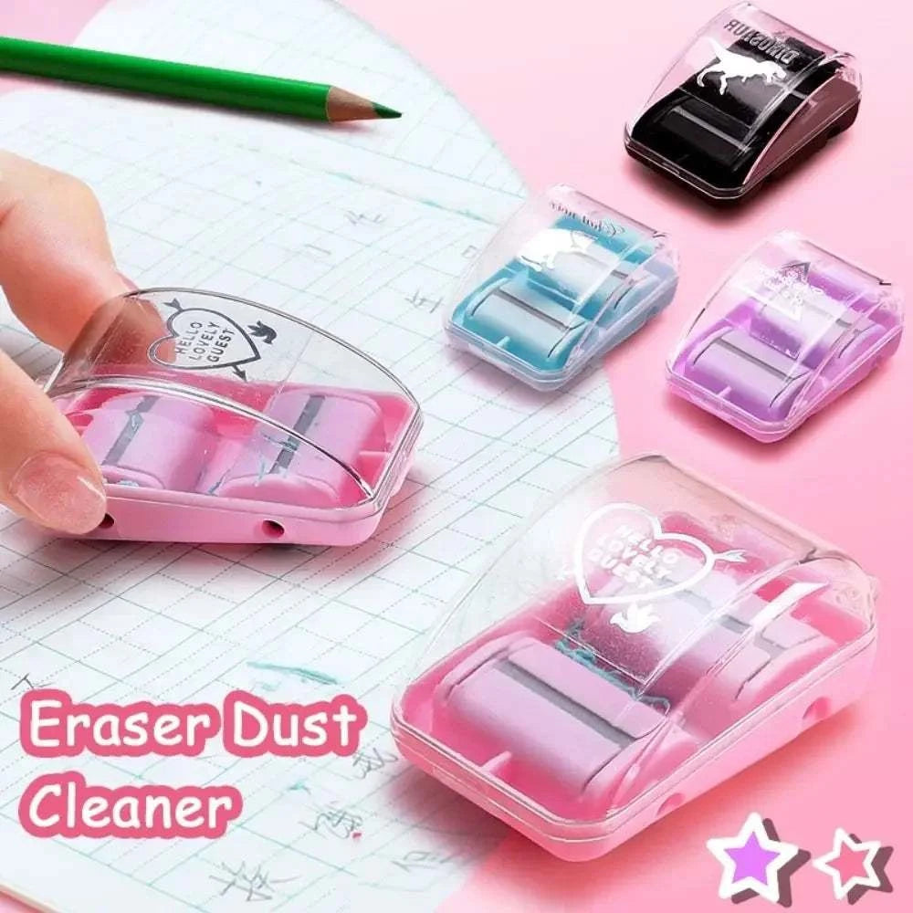 Mini-aspirateur de bureau portable coloré pour ramasser les résidus de gomme facilement