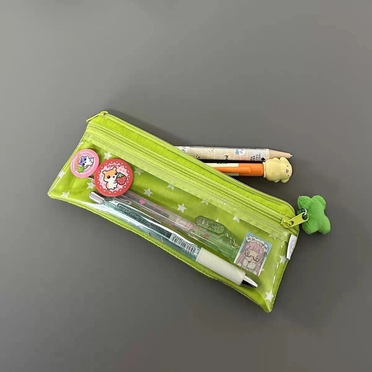 Trousse à crayons en filet multi-couches, multifonction