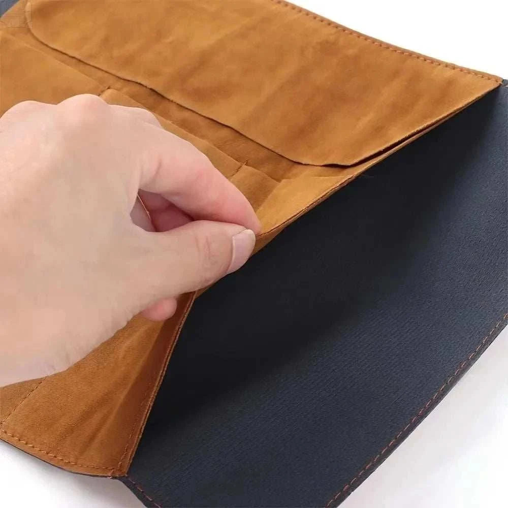Astuccio arrotolabile vintage «Mappa del tesoro» – custodia in pelle