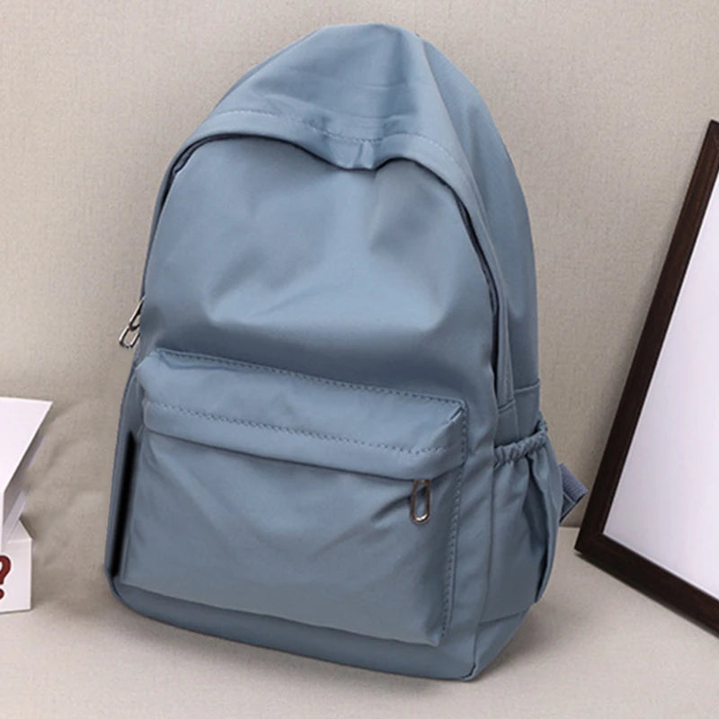 Sac à dos scolaire imperméable, grande capacité, fermeture éclair fluide, style décontracté
